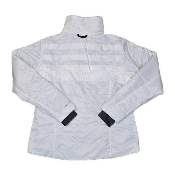 Columbia Omni-Heat Womens XL White Puffer Jacket Faux Fur NWT Thermal Snow Lined - Picture 2 of 13